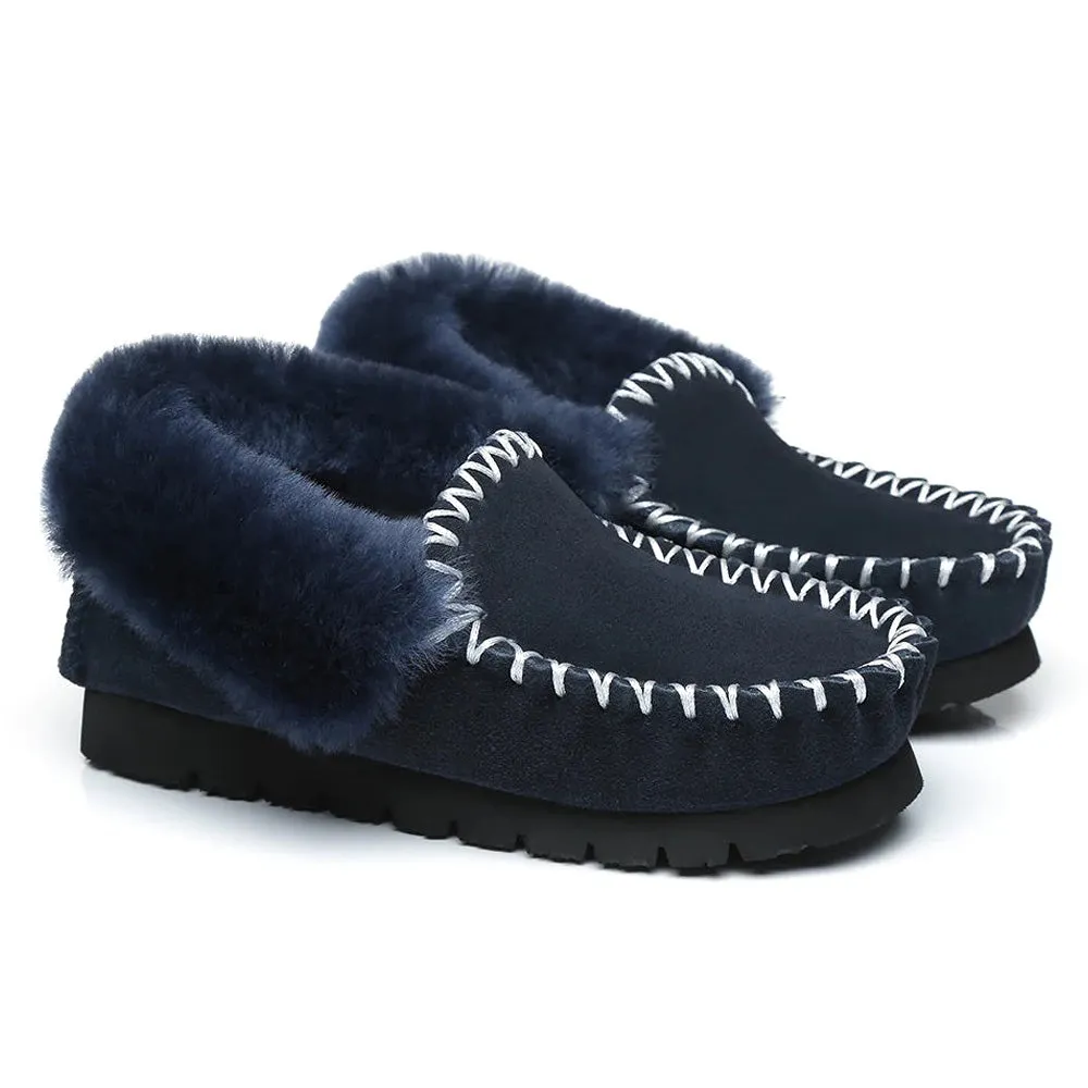 Australian Shepherd UGG MENS POPO MOCCASINS BIG SIZE #AS2024