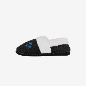 Carolina Panthers Womens Team Color Moccasin Slipper