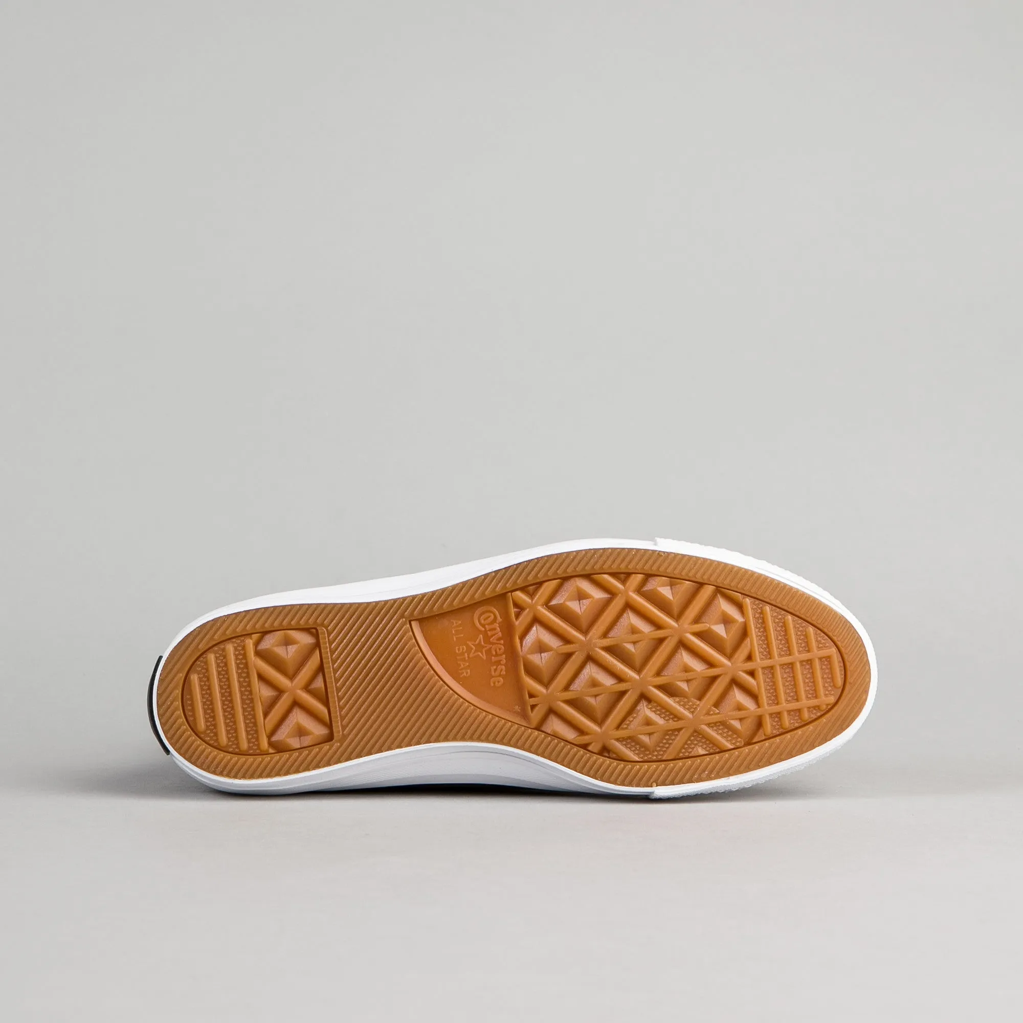 Converse CTAS Pro Leather Hi Shoes - Dark Chocolate / Black / Grape