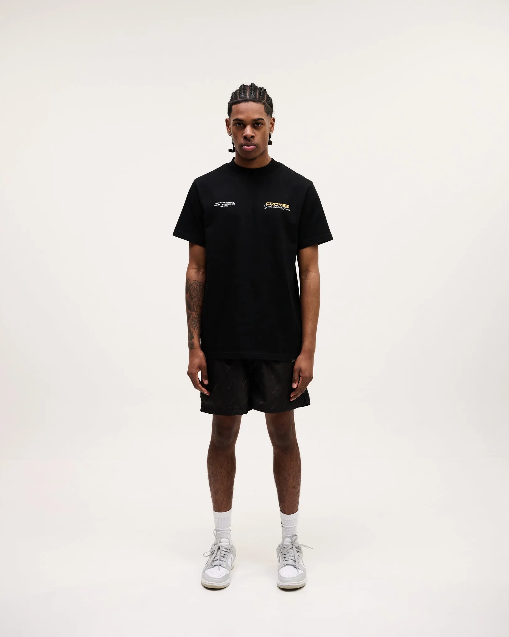 CROYEZ ALLOVER SWIMSHORT - BLACK