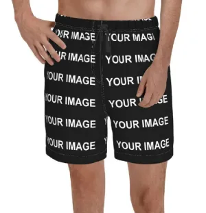 Custom Swimming Shorts  Men Swimwear Personalized Men Bathing Suit  Beach Shorts Face Swim Trunk Party  Vacation Father's Day Gift for Dad