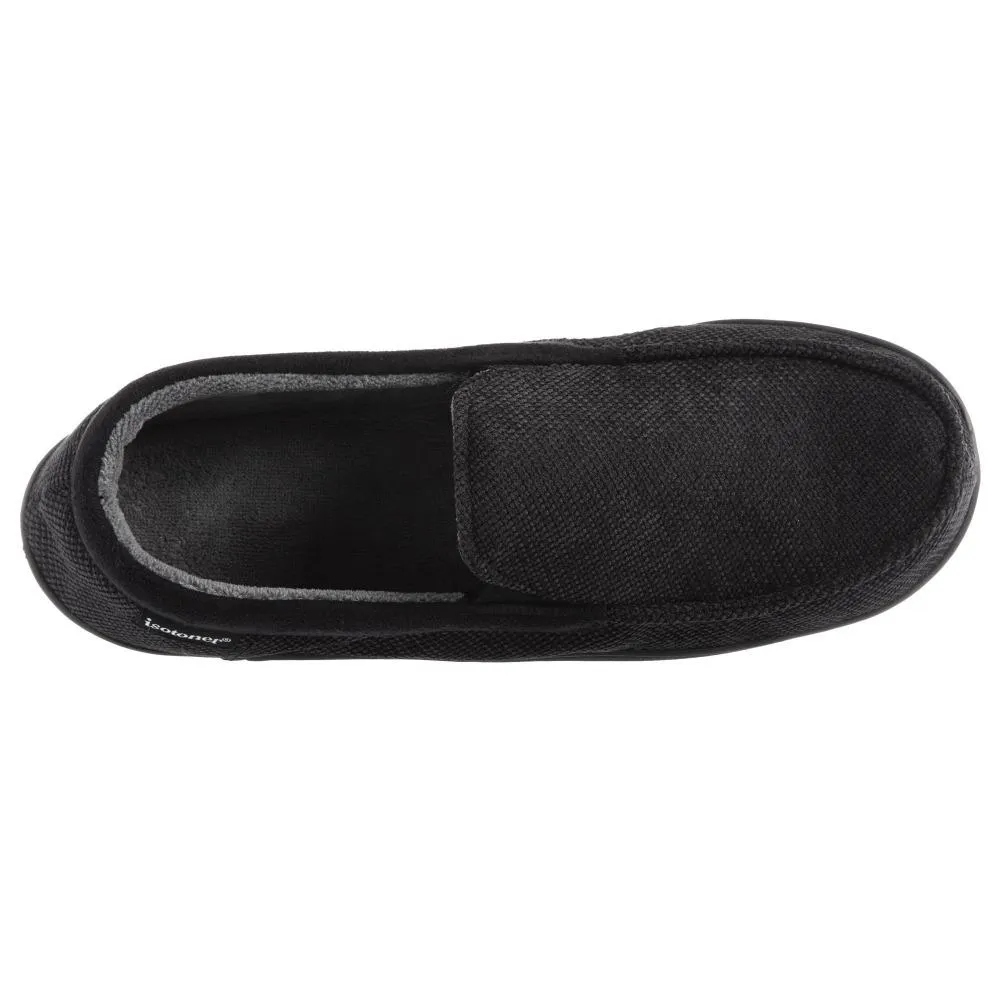 Men’s Diamond Corduroy Moccasin Slippers