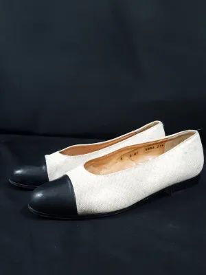 Robert Clergie Leather Cap Flats size 7